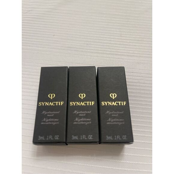Cle de Peau Synactif Hydratant Nuit Nighttime Moisturizer 0.1oz/3ml - Picture 5 of 5